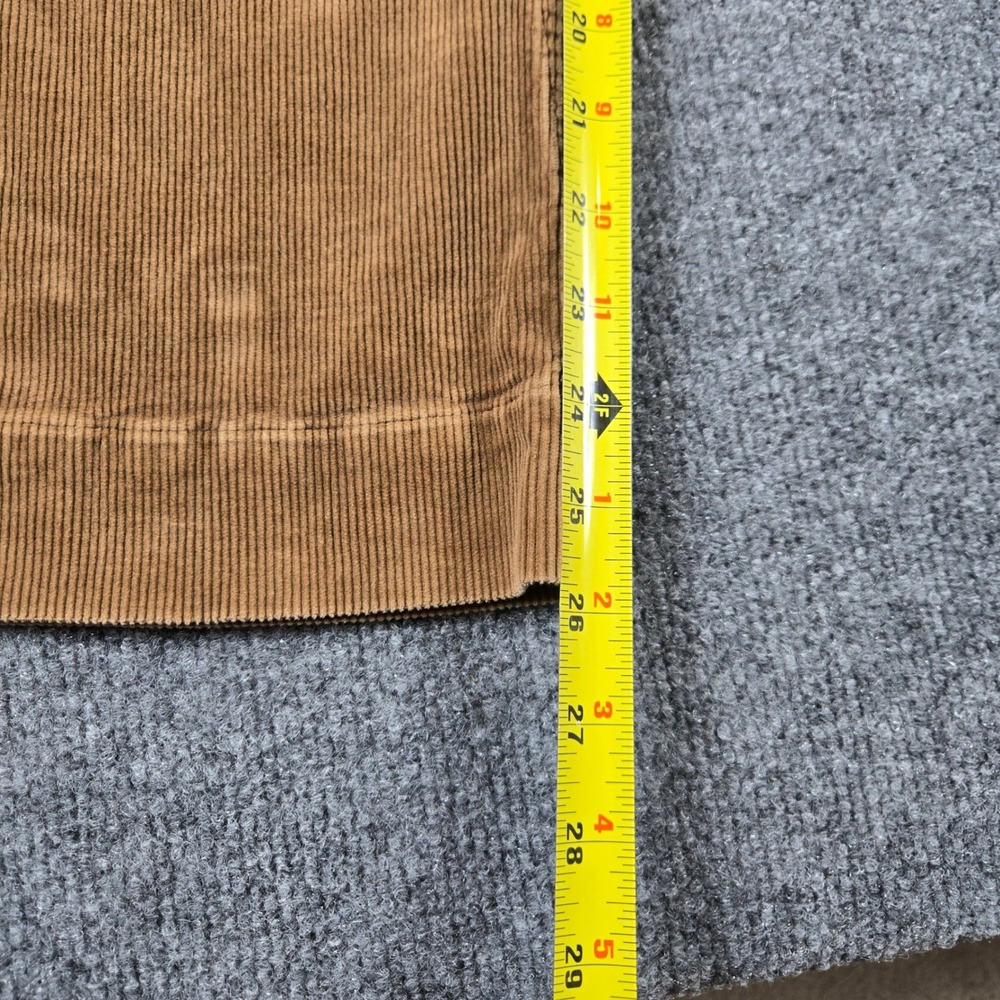 J. Jill Corduroy Pants Women 12 Petite Brown  Wide Leg Trousers - Picture 10 of 11